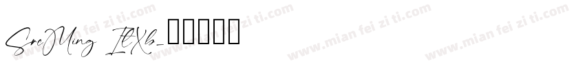 SrcMing ItXb字体转换